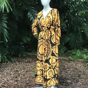 Vintage Long-sleeve Dress